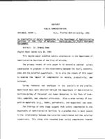 An examination of salary compression in the department administrative services of the City of Atlanta: implications for public personnel management, 1985