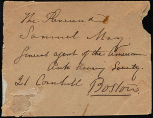 Thumbnail for Letter from Maria Weston Chapman, Weymouth, [Mass.], to Samuel May, March 17, [1857?]