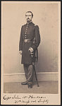 [Lieutenant Colonel John Williams Hudson of Co. D, 35th Massachusetts Infantry Regiment in uniform with sword]