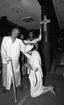 Actresses performing a scene from "Amen Corner," Los Angeles, 1983