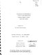 Thumbnail for The relative cost effectiveness of "30 and 6" driver education and simulator training in select Texas public schools