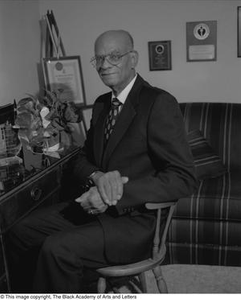 Floyd F. Wilkerson seated for his portrait #2