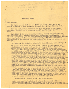 Letter from George B. Murphy to Ramona Lowe