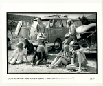 Tom Law and Tom Watson playing drums at a gathering at the Hog Farm Commune, Llano, NM. 1969