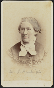 Carte-de-visite portrait of M. J. Burleigh