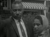 Two NAACP officials discuss school integration issues during a fundraising stop in Roanoke