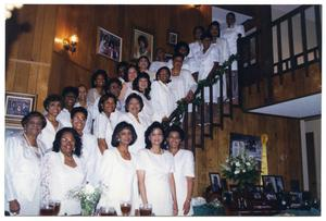 Links Women Gathered in Staircase at Member Induction Ceremony