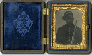 Ambrotype of a Civil War soldier