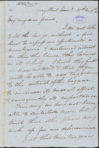 Letter from Eliza Wingham, Gray Street, Edin[burgh, Scotland], to William Lloyd Garrison, [18]48 [November] 13th