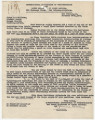 Letter from International Association of Projectionists and Sound Engineers of North America in New Orleans, Louisiana, to Judge W. W. Callahan in Decatur, Alabama.