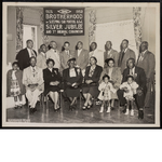 Group photograph of Brotherhood of Sleeping Car Porters Silver Jubilee and 7th Biennial Convention