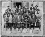 Association boys from Washington D.C. off for a hike