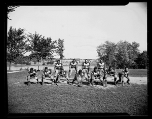 H[oward] U[niversity] Football Team ca.1920s [cellulose acetate photonegative]