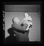 Detroit, Michigan. Negro father and child