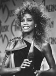 Whitney Houston with American Music Award