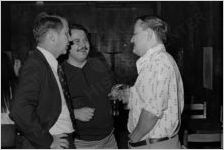 Charles Weltner, Tom Houck, and Hal Gulliver, circa 1973