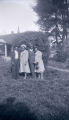 Group portrait in yard