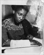 African American woman with arm and hand injury, June 17, 1947