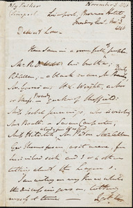 Letter from John Bishop Estlin, Liverpool, [England], to Mary Anne Estlin, 1846 November 3