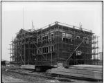 Construction of Alaska's building for the 1904 World's Fair