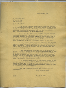 Letter from W. E. B. Du Bois to Frederick Field