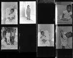 Set of negatives by Clinton Wright including Mrs. Samantha Gardner's children, Daisy's children, Reverend Walker, and Boyson Morgan, 1964