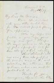 Letter to] My dear Mr. Garrison [manuscript