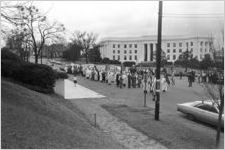 Parade down Bainbridge Street during a Ku Klux Klan rally in Montgomery, Alabama.