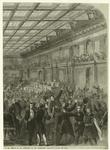 Exciting scene in the House of Representatives, Jan. 31, 1865, on the announcement of the passage of the amendment to the Constitution abolishing slavery for ever