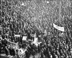 Labor rally of unemployed persons at the City Hall Park, Seattle, Washington, February 10, 1931