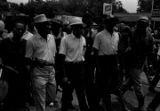 Coretta Scott King, Martin Luther King, Jr., James Meredith, Stokely Carmichael, Floyd McKissick, and others, participating in the "March Against Fear" through Mississippi.