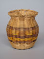 Basket: honeysuckle, vase