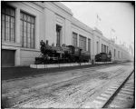 Baldwin Locomotive exhibit outside the Palace of Transportation