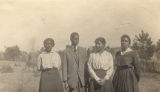 Four African American teachers at the Conecuh County training school in Evergreen, Alabama.