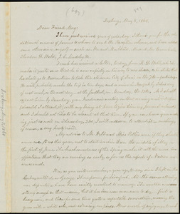 Letter from William Lloyd Garrison, Roxbury, [Mass.], to Samuel May, May 8, 1868