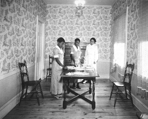 Macon African American women training for housework