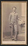 [Private Samuel F. McIntire [McIntyre] of Co. B, 13th Massachusetts Infantry Regiment and 21st U.S. Veteran Reserve Corps Infantry Regiment in uniform]