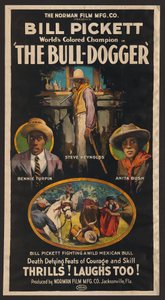 Three-sheet film poster for The Bull Dogger