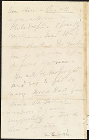 Thumbnail for Letter to] Dear Garrison [manuscript