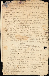 Thumbnail for Letter from Arnold Buffum to William Lloyd Garrison and Isaac Knapp, [1834 June 21]