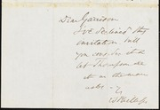 Letter to] Dear Garrison [manuscript