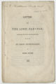 Letter to the Lord Glenelg, Secretary of State for the Colonies ... on Negro apprenticeship