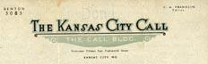 The Kansas City Call Stationery