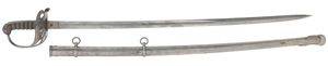 Mameluke sword presented to Capt. George Garrison by the 55th Massachusetts