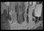 [Untitled photo, possibly related to: Negroes in the lineup for food at mealtime in the camp for flood refugees, Forrest City, Arkansas]