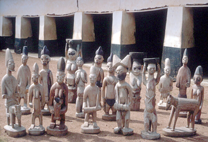 The Shango shrine of the Timi of Ede, Ede, Nigeria