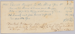 Record of taxable property, included enslaved persons, owned by Edward Rouzee