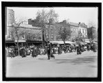 A full brass band composed of women, heading one of the posts from the Dept. of Pa.