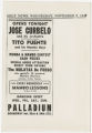 José Curbelo show at the Palladium nightclub in New York City