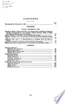 Thumbnail for Health care opportunities for minorities : hearing before the Subcommittee on Minority Enterprise, Finance, and Urban Development of the Committee on Small Business, House of Representatives, One Hundred Third Congress, first session, Washington, DC, November 9, 1993